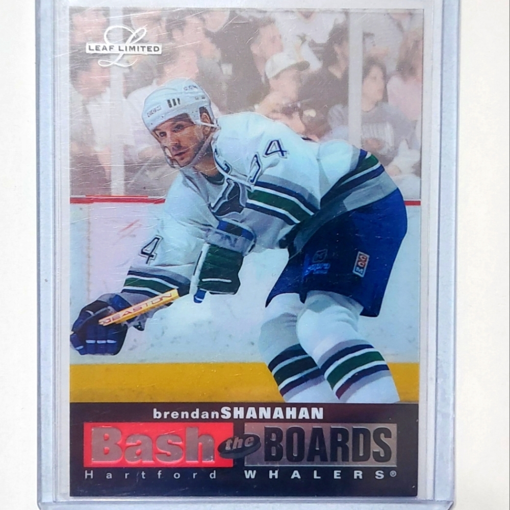 Brendan Shanahan Hartford Whalers Leaf Limited Bash the Boards Nine of 10